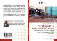 Pauvreté Et Droit Au DéVeloppement En Afrique SéVerin Djiazet Mbou Mbogning