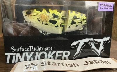 DRT TiNY JOKER TJ FROG Bone Color 1.5on 3.6inch Topwater Lure 2025 Latest Lures