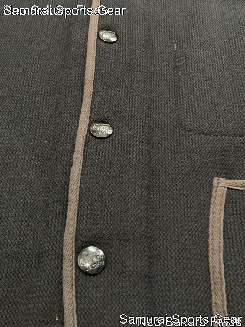Browns Beach Jacket Men's Cardigan Collarless Size S View 4