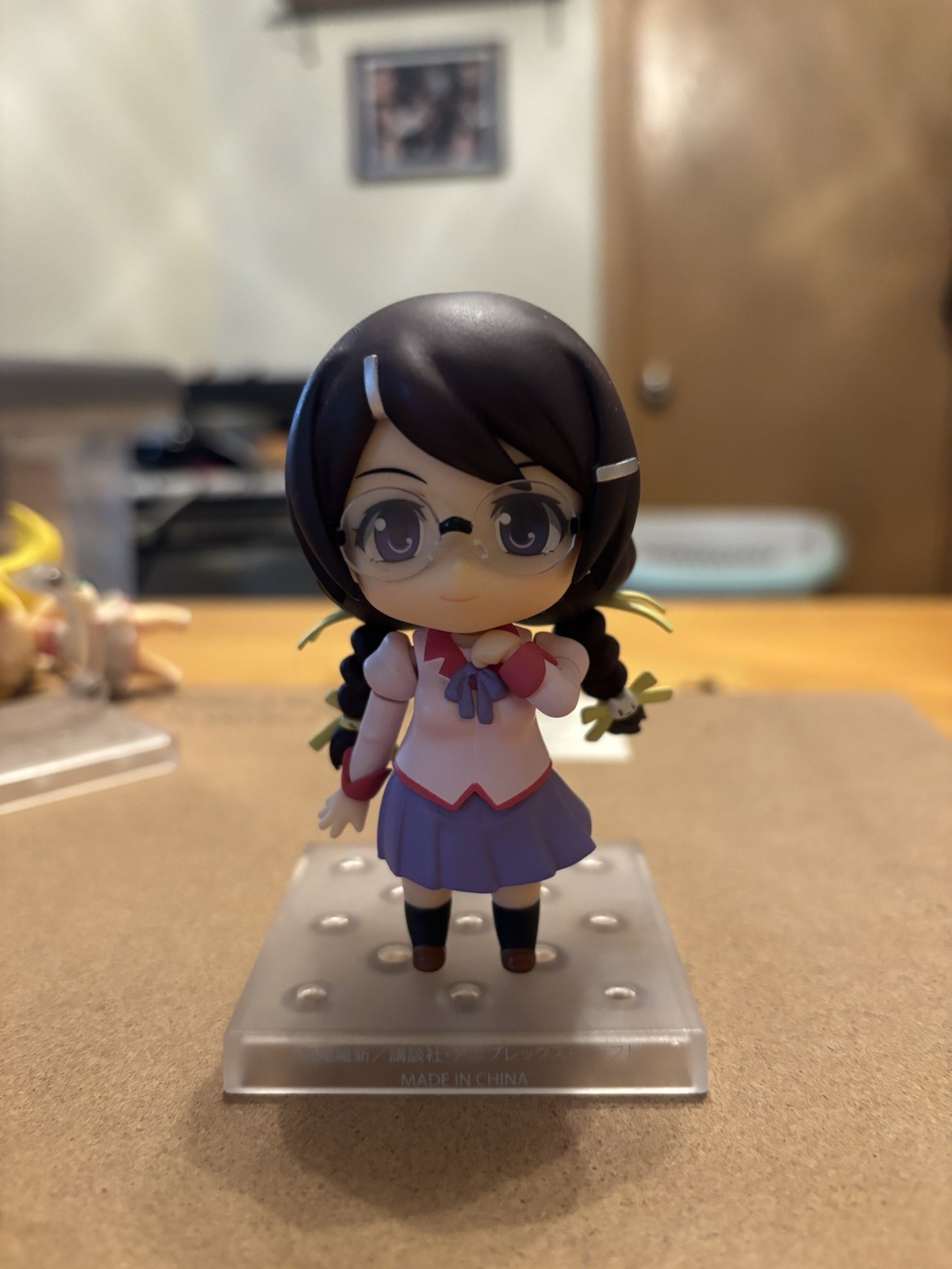Nendoroid Bakemonogatari Tsubasa Hanekawa Good Smile Company COMO ESTÁ SIN CAJA