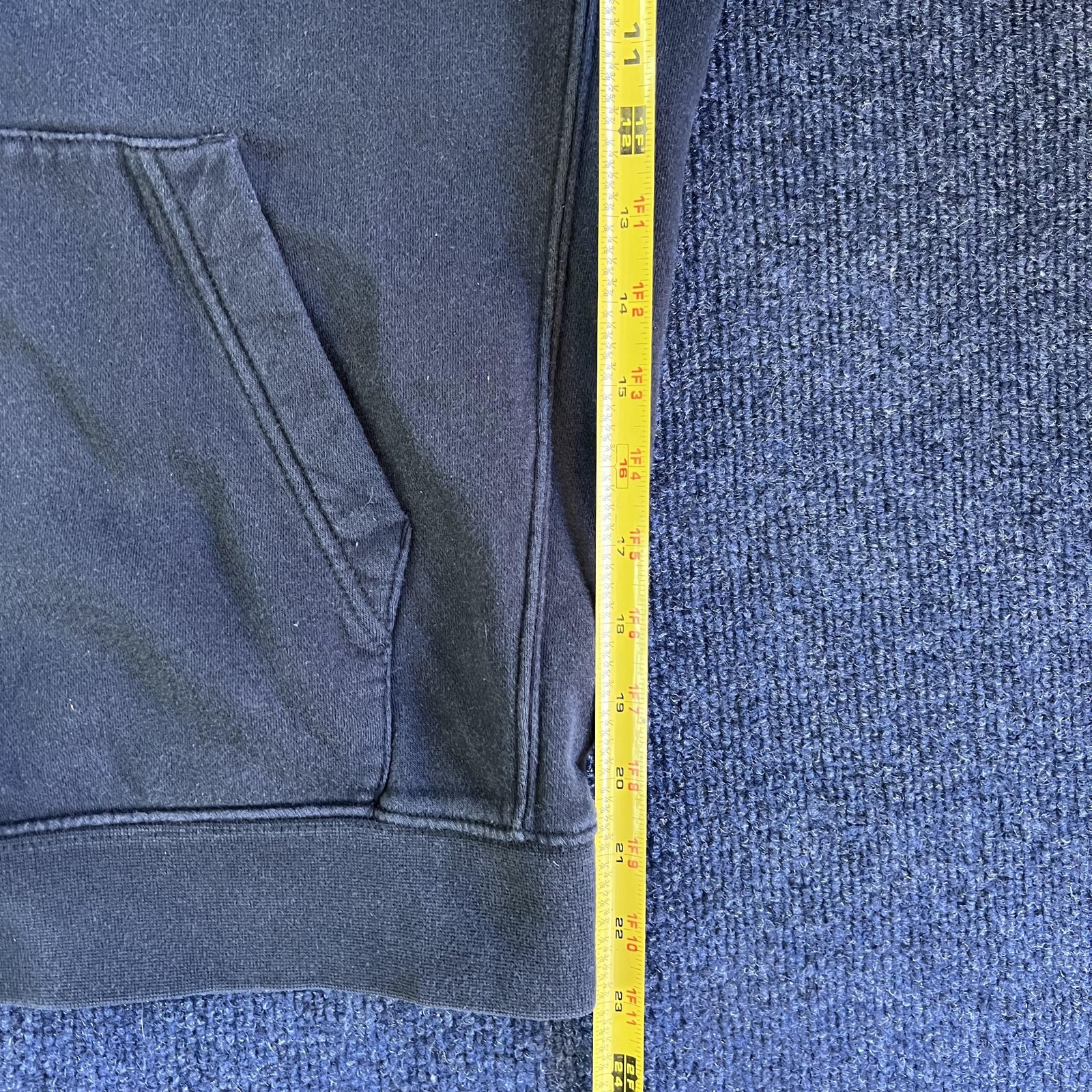 Nike Hoodie Mens Medium Black Fleece Full Zip Small Swoosh Logo Sweatshirt thumbnail 6