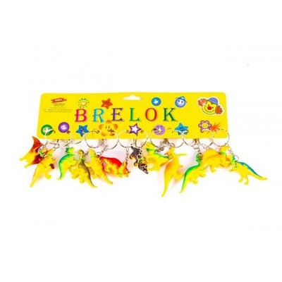 Brelok 6 cm Dinozaur A 12 szt. MIDEX KD1509 MID TOYS