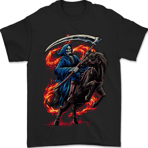 T-shirt Faucheuse - Tshirt Dessin Mignon de la Mort