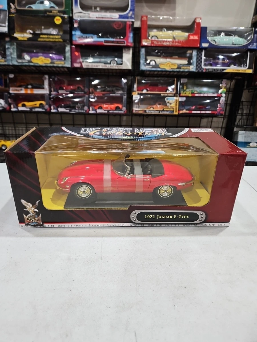 Miniature Voiture Road Signature 1/18 - Jaguar E-Type Roadster 1971 Verte