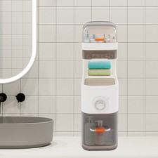 5 Tiers Bathroom Cabinet with Drawers for Toilet Narrow Bathroom Storage Cabinet