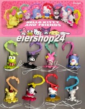NEU! Kompletter Satz HELLO KITTY AND FRIENDS alle 8 Figuren inkl. aller 8 BPZ