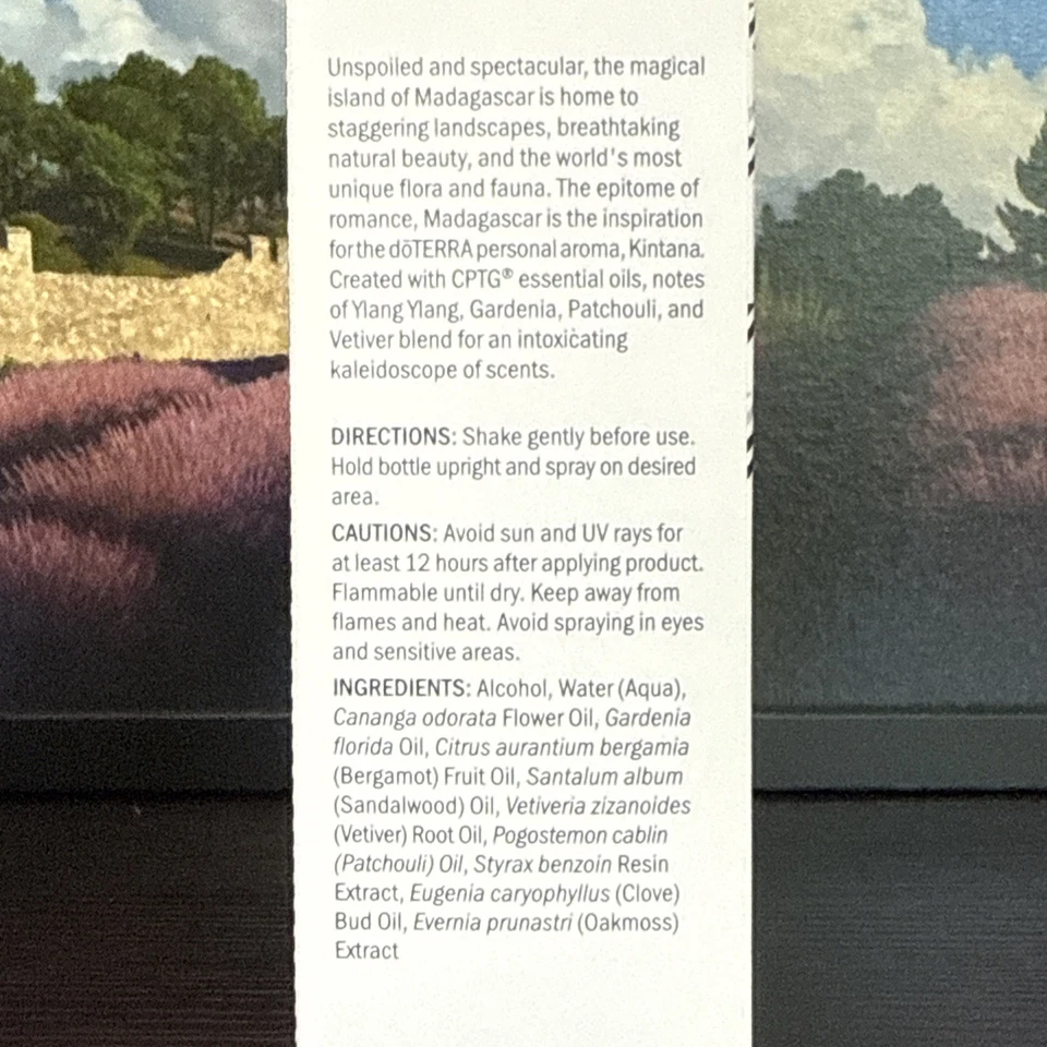 Perfume Aroma Personal doTERRA Kintana 8 ml Nuevo en Caja 4/5 Completo (Evaporado) Foto 3 de 4