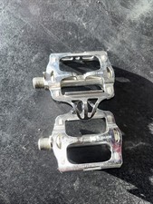Pédales Vélo Vintage Lyotard - Argent - L 90.5mm X L 60mm - Neuves (NOS)