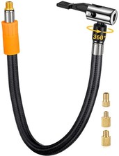 Tire Inflator Hose Adapter set 360 Swivel Air Chuck Pump Connector