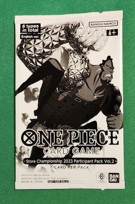 One Piece Store Championship 2023 Participation Pack Vol. 2 Sealed Free Shipping