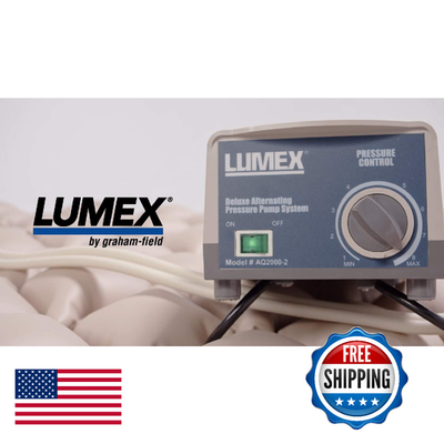 #ad Lumex Deluxe Alternating Pressure Pad amp; Pump System 34x78x2.5quot; 120V AQ2000 $146.55
