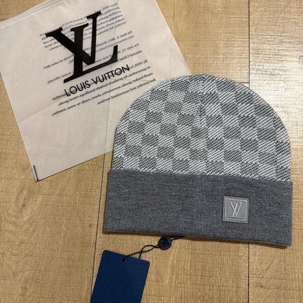 beanie mütze herren LV Grau