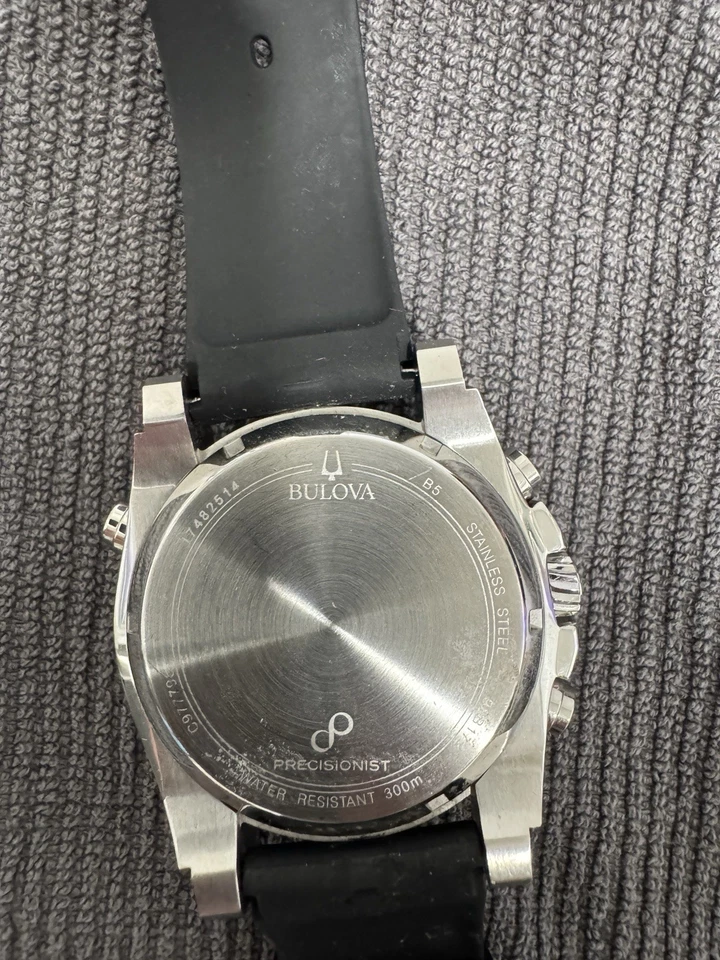 Bulova Precisionist Men's Black Watch - 98b172 - Image 2 of 4