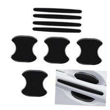 8 PCS Car Door Handle Protector, Reflective Door Handle Bowl Stickers, Anti