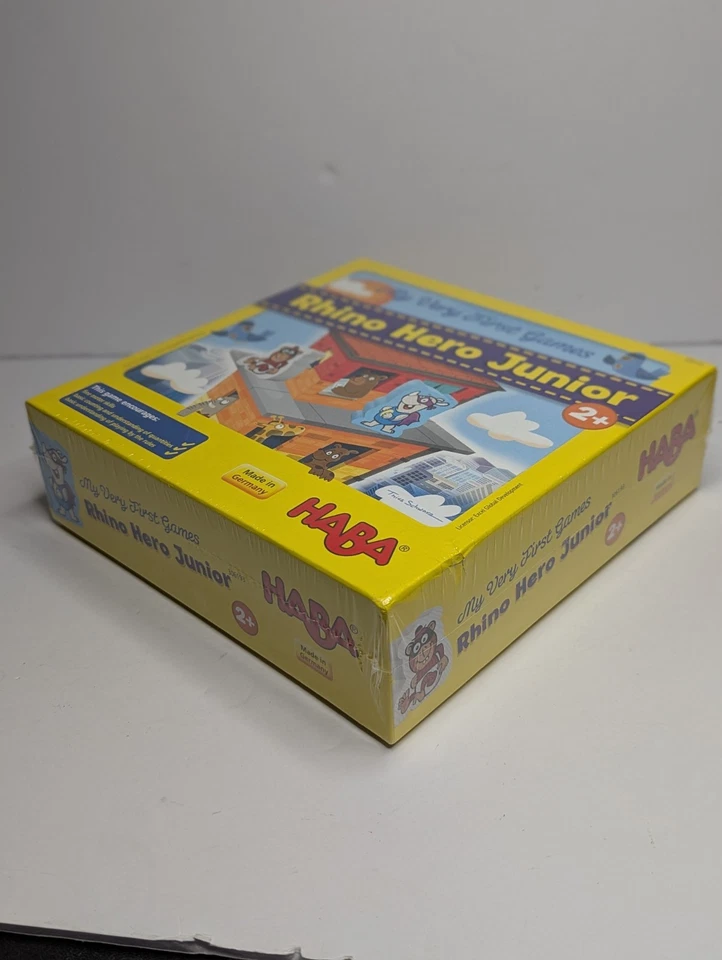 Haba Rhino Hero Junior Matching Stacking Number Board Game NEW - Image 4 of 4