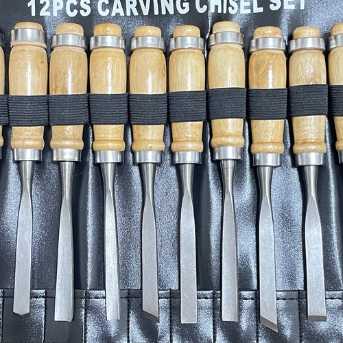 Juego de 12 Cinceles Juego Japonés Vintage NOMI Carpintería Japonesa Herramienta para Carpintería - Imagen 14 de 24