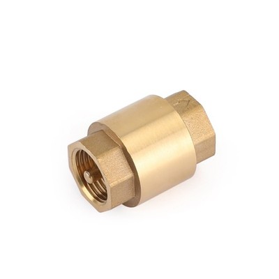  DN15 1/2'' NPT In-Line Check Valve Brass Spring Loaded Inline 200PSI
