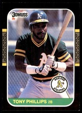 Tony Phillips 1987 Donruss #103 Athletics MLB READ FREE SHIPPING AutographDen