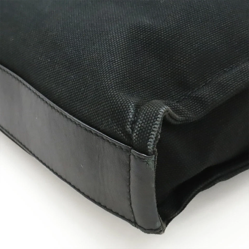 Bolso de Mano Jimmy Choo de Cuero de Lona para Mujer Negro Talla Única Foto 3 de 4