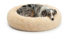 Active Pets Premium Medium Donut Dog Bed, Fits Up to 45 lbs, Removable Cover ...