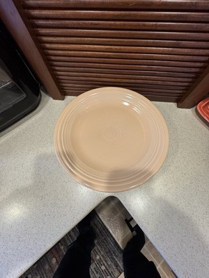 Fiestaware Apricot Dinner Plates RETIRED COLOR-set of 3
