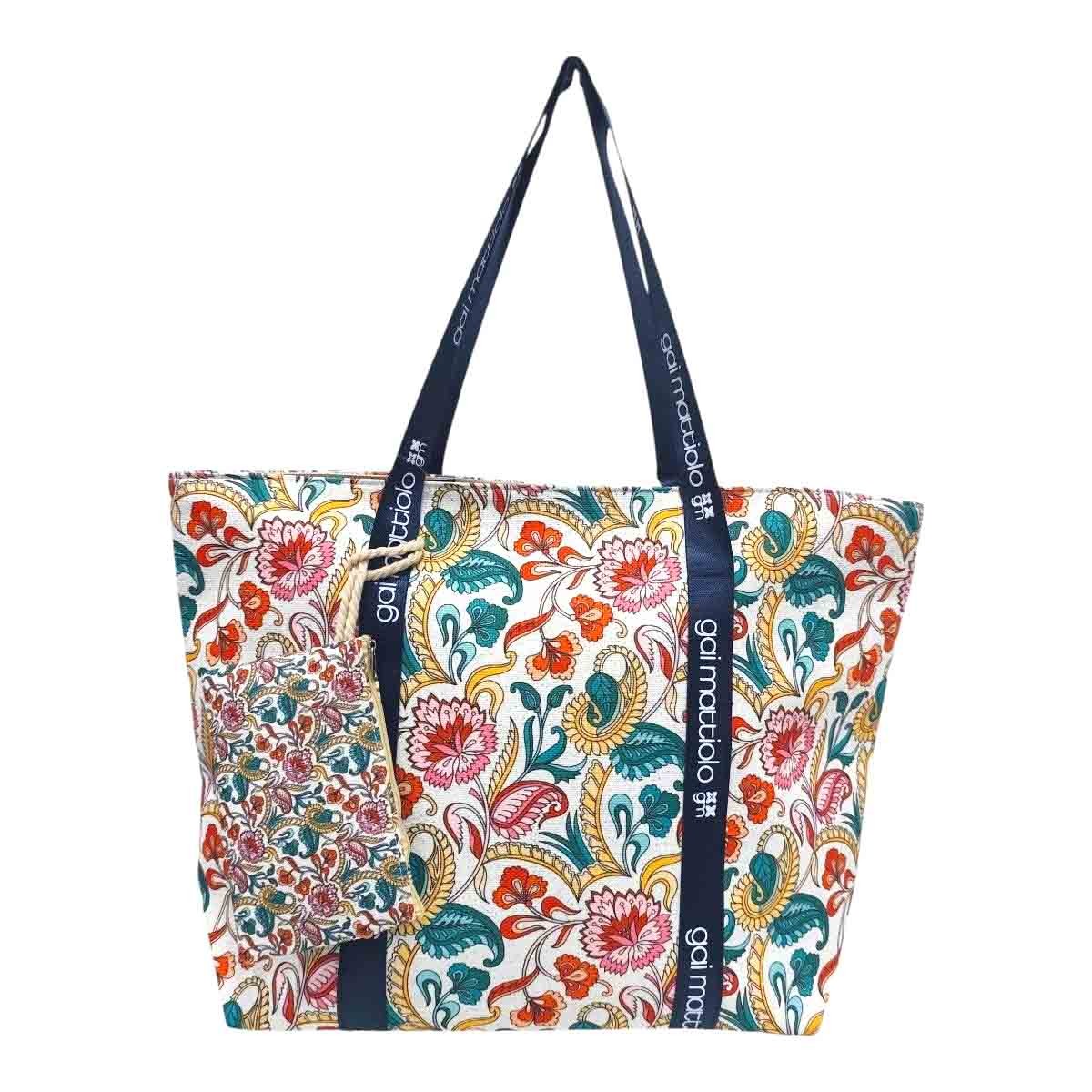 Borsa Mare + Pochette Portamonete Gai Mattiolo Spiaggia Barca Piscina Lago