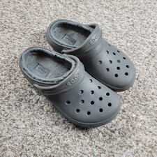 Crocs Fleece Lined Clog Dual Comfort Black Size Women  s 7 Mens 5