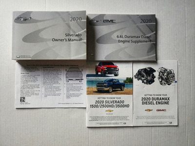 #ad 2020 Chevrolet Silverado Owner#x27;s Manual 1500 2500 3500 Diesel Factory Set OEM $49.20