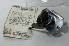 National C8896-26D 5 Disc Tumbler Drawer Lock New Old Stock Cabinet Desk W/ Keys