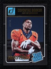 2016 Donruss Rated Rookies Press Proof Gold 33/50 Devontae Booker #366 6k2