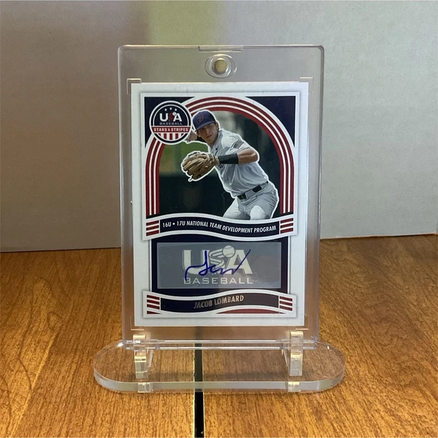 Panini 2024 USA Baseball Stars & Stripes Jacob Lombard #NTS-JL Auto NTDP