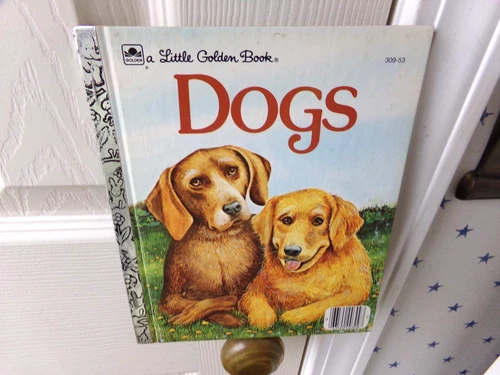 Dogs A Little Golden Book By Jean Lewis Turi MacCombie VTG 1983 309-53 USA Made