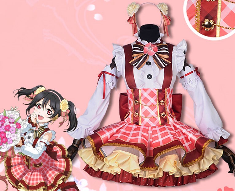 Love Live LoveLive Yazawa Niko Cosplay Costume Dress dress lolita