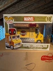 Funko Pop! Rides Marvel Deadpool's Chimichanga Truck with Deadpool #10 - READ