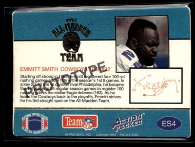 【最終価格】NFL DALLAS COWBOYS EMMITT SMITH 1992 Pro Set Football #150 Emmitt Smith Dallas Cowboys HOF | eBay