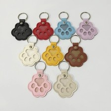 Pet Memorial Keychain Dog Paw Keyring Coller Pendant Pouch For Pet Fur Keepsake