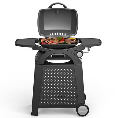 MASTER COOK Propane Gas Grill,Portable Tabletop Barbecue Grill with Cart