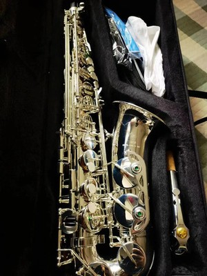 YAS-6 2 S Professional Alto Saxophone Silvering E-flat brass sax with case