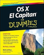 OS X El Capitan for Dummies, LeVitus, Bob, Used; Good Book