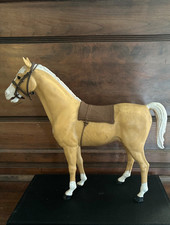 Vintage Louis Marx 1960's Johnny West Palomino Horse Thunderbolt Saddle Blanket