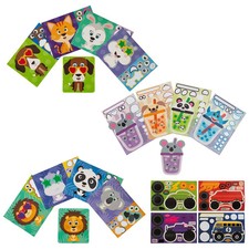 Make-a-Character Animal  Monster Truck Sticker Sets - 48 Pc.