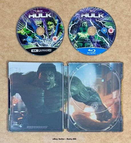 HULK & THE INCREDIBLE HULK - UK EXCLUSIVE 4K + BLU RAY STEELBOOK SET (READ) - Picture 15 of 21