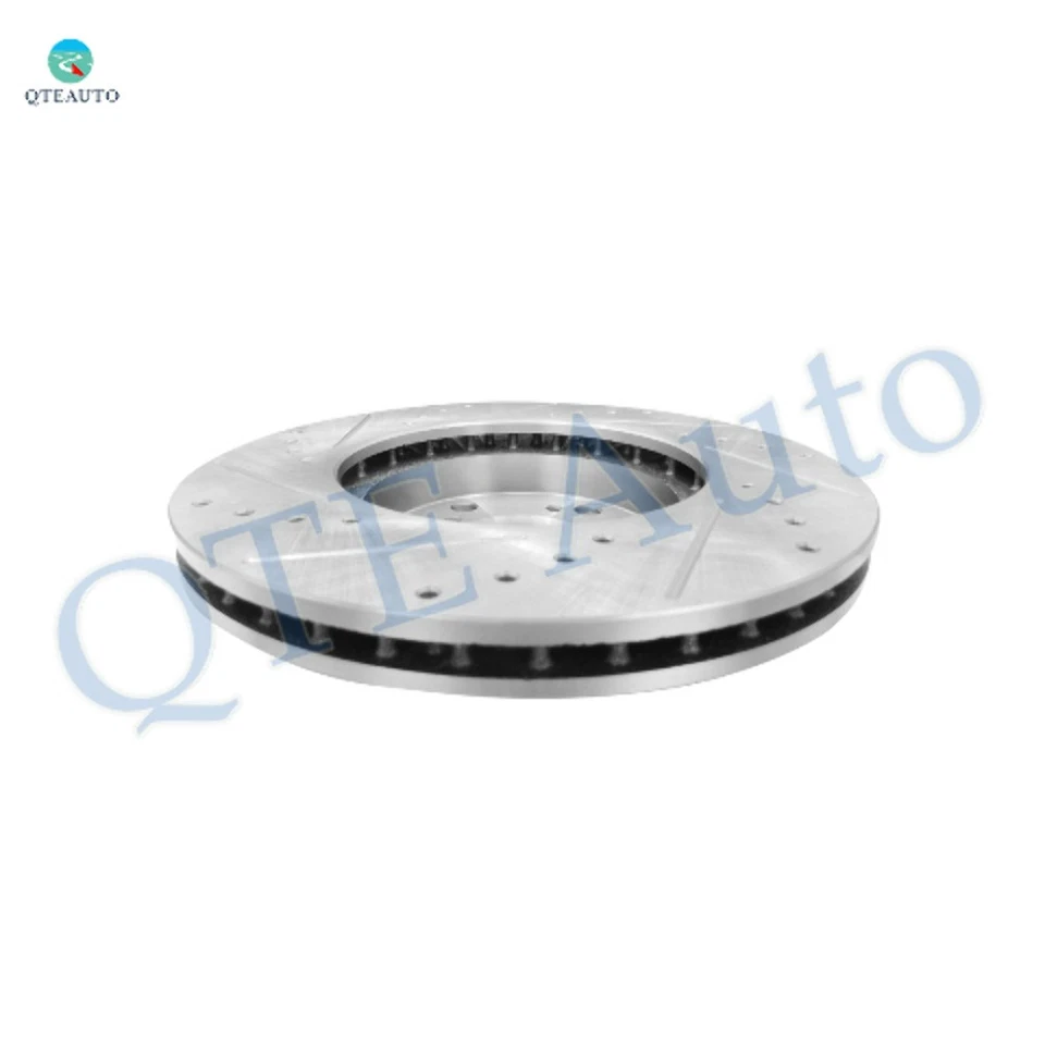 Set of 4 Front 282mm-Rear 260mm Drilled Brake Rotors For 2003-2007 Honda Accord - Image 3 of 4