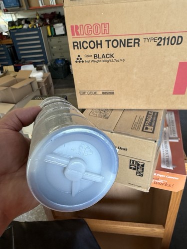 3 Cartridges. Genuine Ricoh Type 2110d Toner 2110 D EDP 885208 Black - Bild 5 von 6