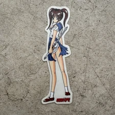 Hook Ups Skateboard Sticker Demon Killer Nabiki 90s Y2K Vtg Old Skate Klein