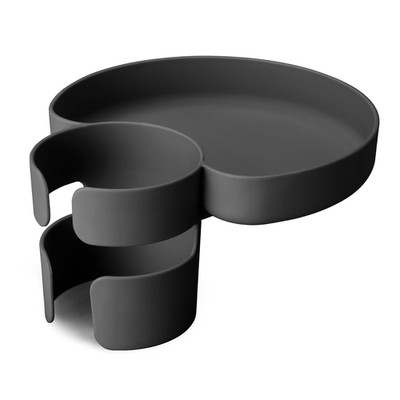 Carseat Tray - Mess-Free Snacking for Toddlers on the Go, Grey