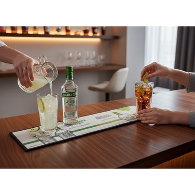 Smirnoff Vodka Bar Runner - Green Apple / Lime - Hausbar