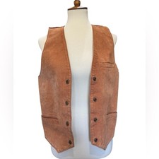 100 Leather, Snap-Front Vest