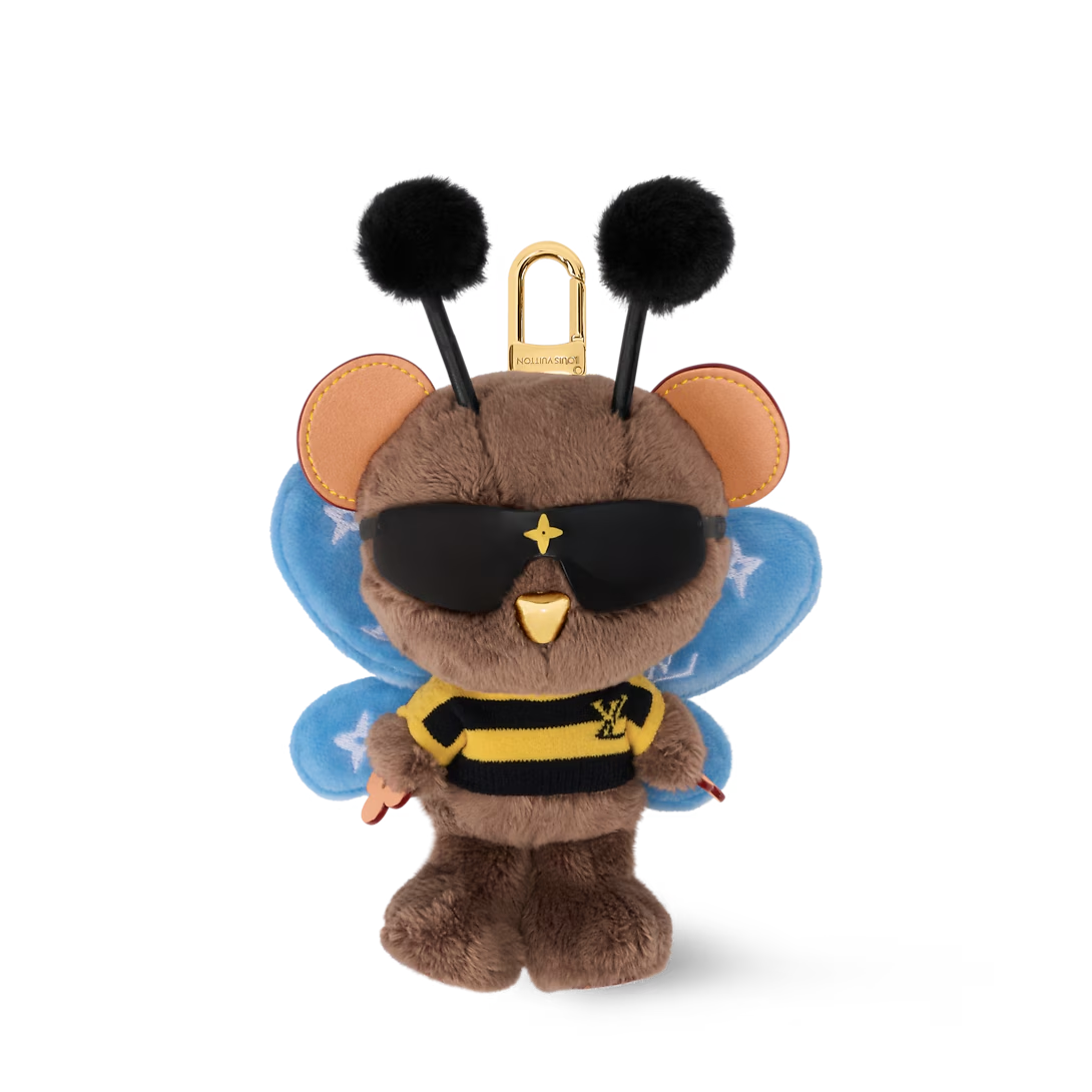 NEW Louis Vuitton Monogram Louis Bear Bee Bag Charm M03573