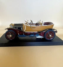 FRANKLIN MINT 1/24 1911 MERCEDES SKIFF With LABOURDETTE Body And Display Case